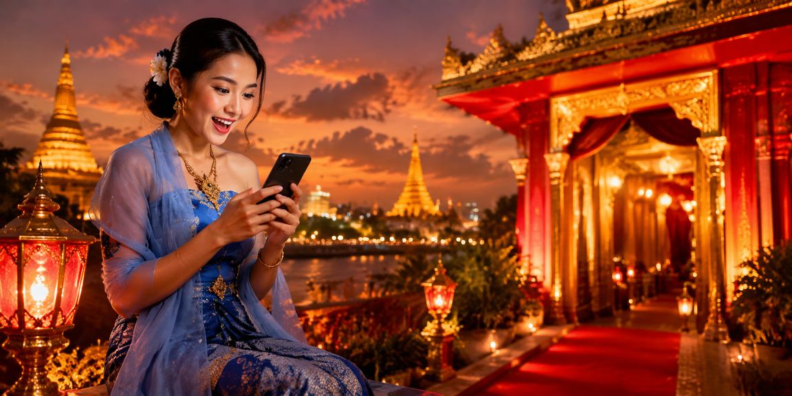 ရန်ကုန်မြစ်ကမ်းခြေတွင် မိုဘိုင်း ကာစီနို အသုံးပြုသူများ
